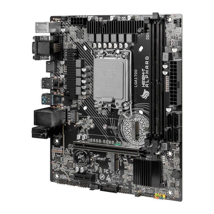 Placa Mae Pichau Alphard H610M-T, DDR4, LGA 1700, M-ATX, Chipset Intel H610, PCH-ALPH610M-T