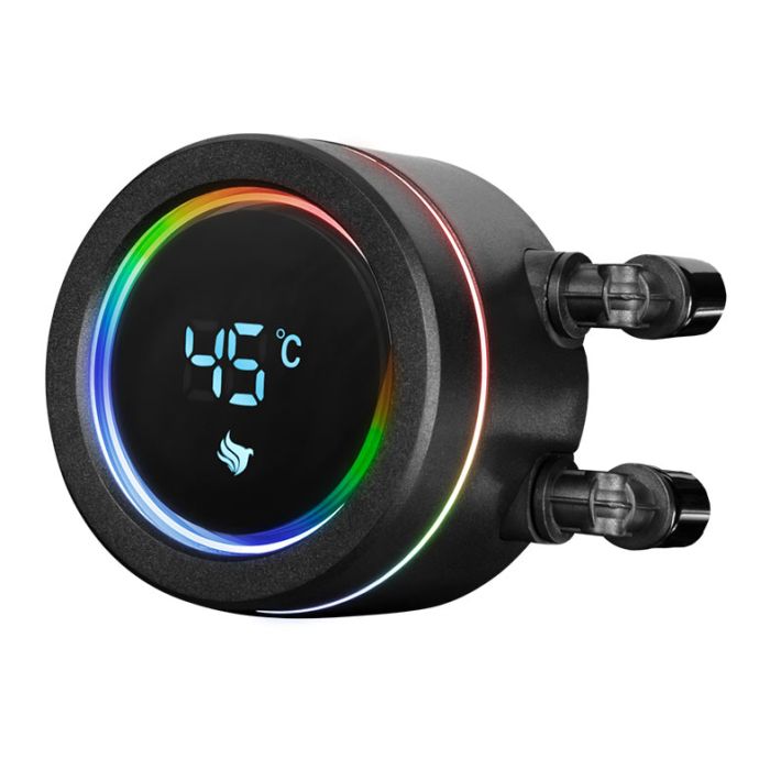 Water Cooler Pichau Aqua 120X, ARGB, 120mm, Preto, PCH-AQA120X-BK01