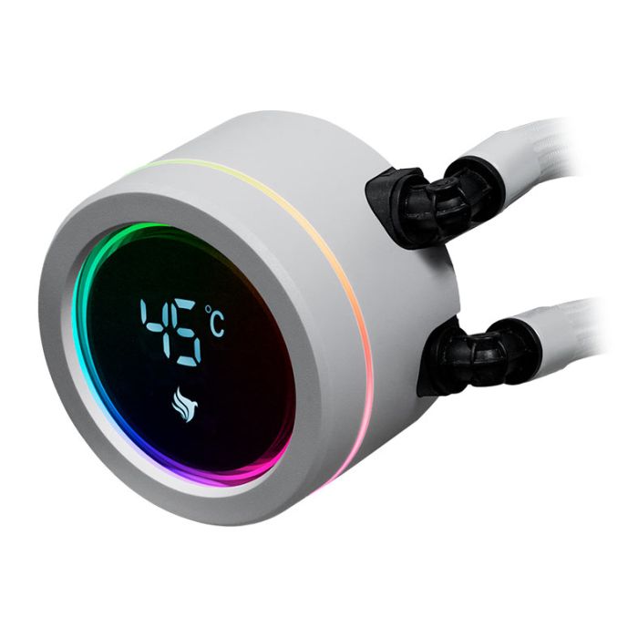 Water Cooler Pichau Aqua 120X, ARGB, 120mm, Branco, PCH-AQA120X-WH01