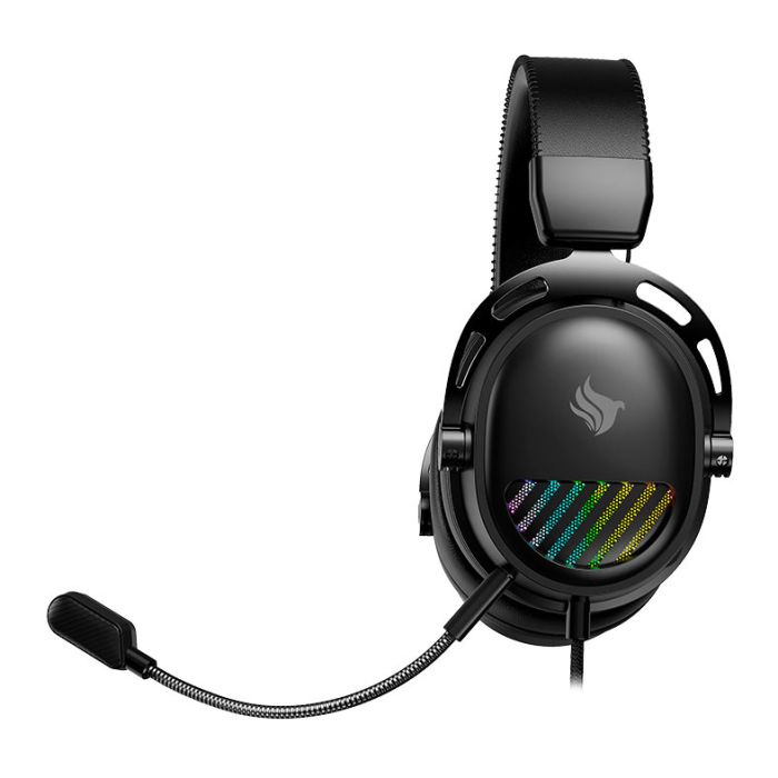 Headset Gamer Pichau Azuris, Drivers 50mm, Preto, PCH-AZRS-BL01