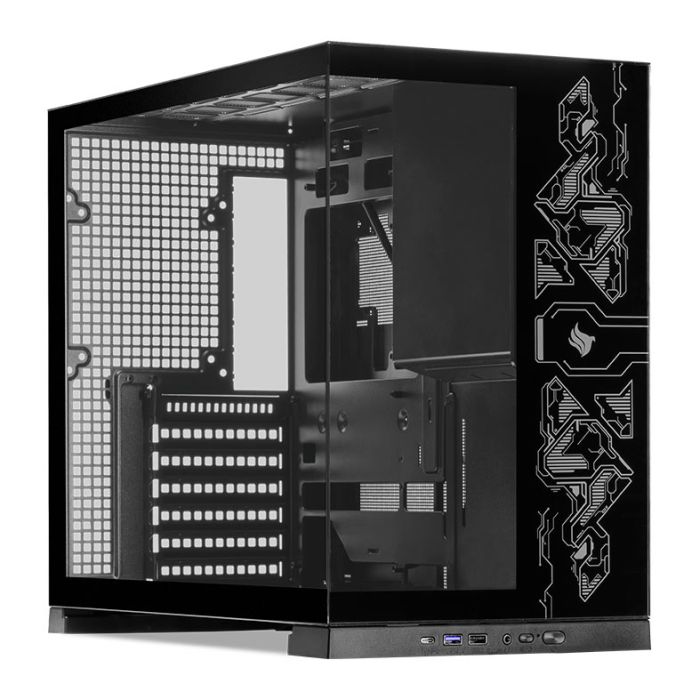 Gabinete Gamer Pichau Cypher, Mid-Tower, Lateral de Vidro, Preto, PCH-CPH-BK