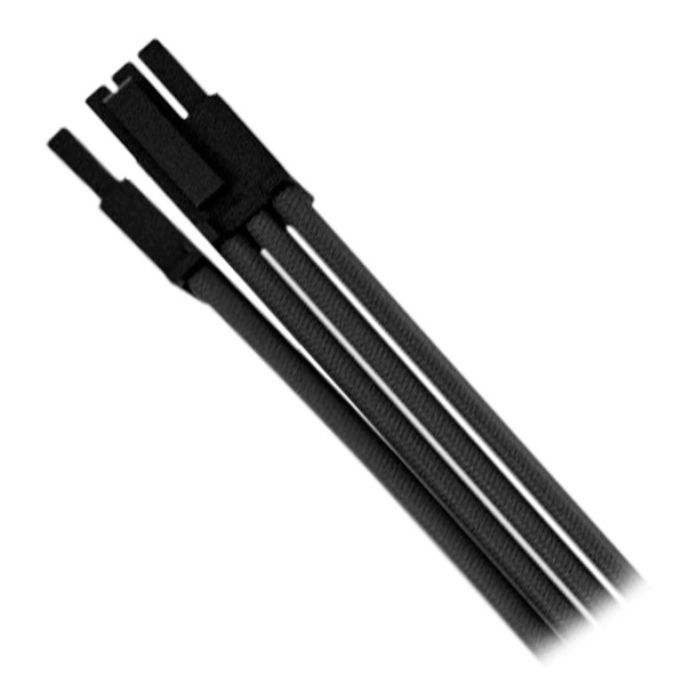 Kit Cabo Sleeved Pichau CS110, 24P+8P+PCIe 2x8P, Preto, PCH-CS110-BLK02