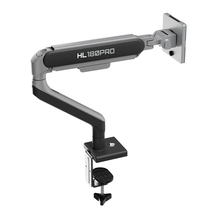Suporte Articulado Para Monitor Pichau HL180 Pro, 17 Pol a 49 Pol, Preto e Cinza, PCH-HL180PRO-BP01