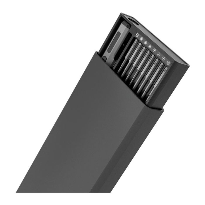 Kit Chave de Precisao Eletrica Pichau, Fenda Parafusadeira 68 em 1, Cinza Escuro, PCH-KIT68-GR01