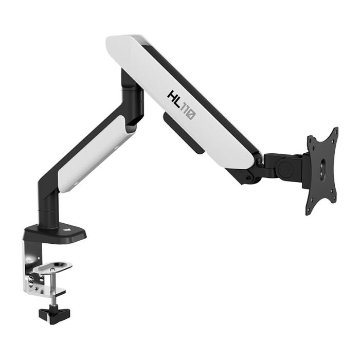 Suporte Articulado Para Monitor Pichau HL110, 17 Pol a 42 Pol, Preto e Branco, PCH-LOT110-BL01