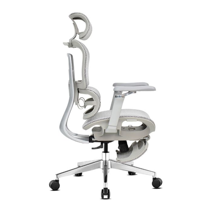 Cadeira Pichau Office Lyse, Full Mesh, Braco 5D, Base Alumínio, Cinza, PCH-LYS-GY