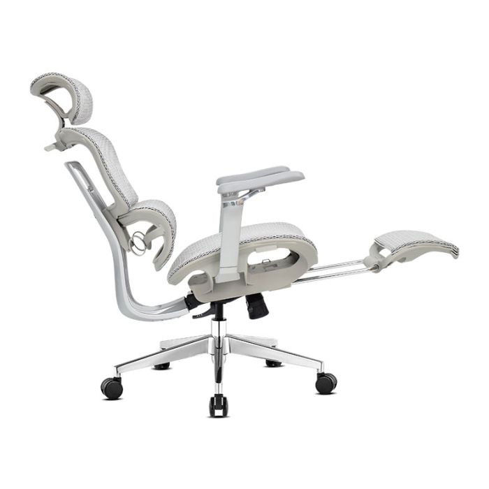 Cadeira Pichau Office Lyse, Full Mesh, Braco 5D, Base Alumínio, Cinza, PCH-LYS-GY