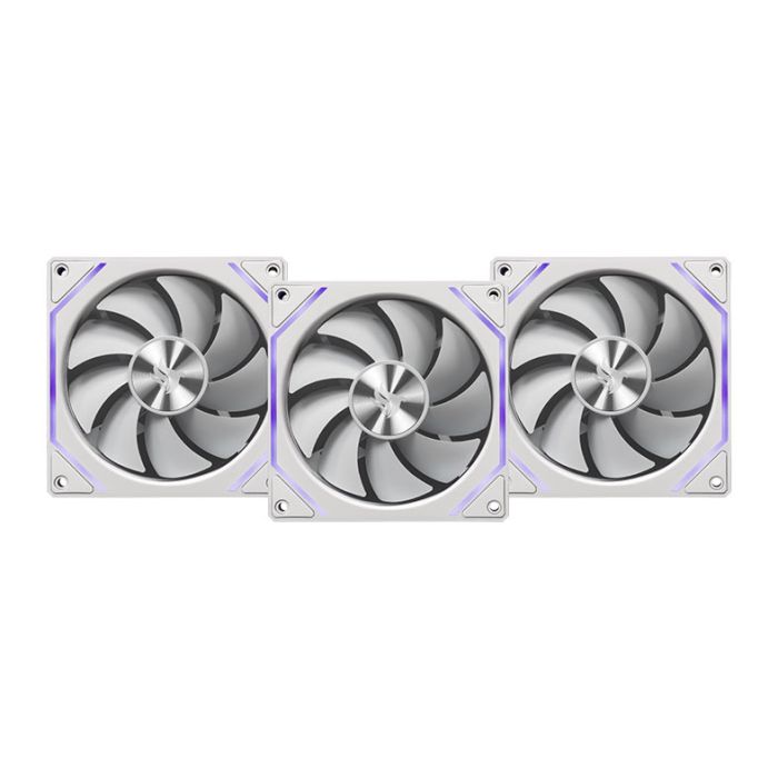 Kit Ventoinha Pichau Ventus NX, ARGB, 3x120mm, Branco, PCH-VTNX3-WH01