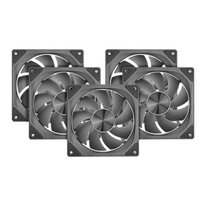 Kit Ventoinhas Pichau Ventus NX, ARGB, 5x120mm, Preto, PCH-VTNX5-BK01