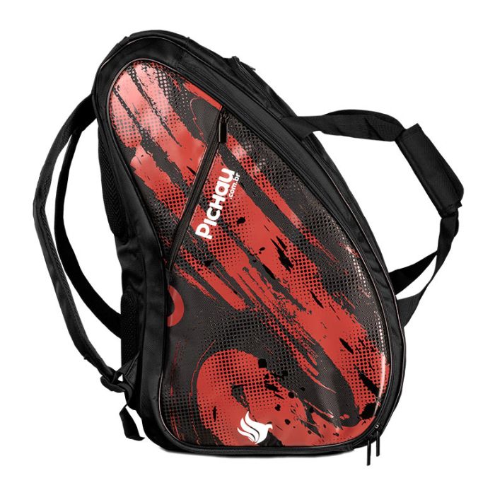 Raqueteira Pichau Elite Pro, Preto e Vermelho, PES-RKB-ELI
