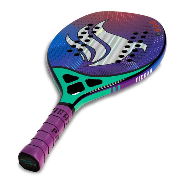 Raquete De Beach Tennis Pichau Hawaiian Waves Face 3k Carbon, PES-RKT-HW