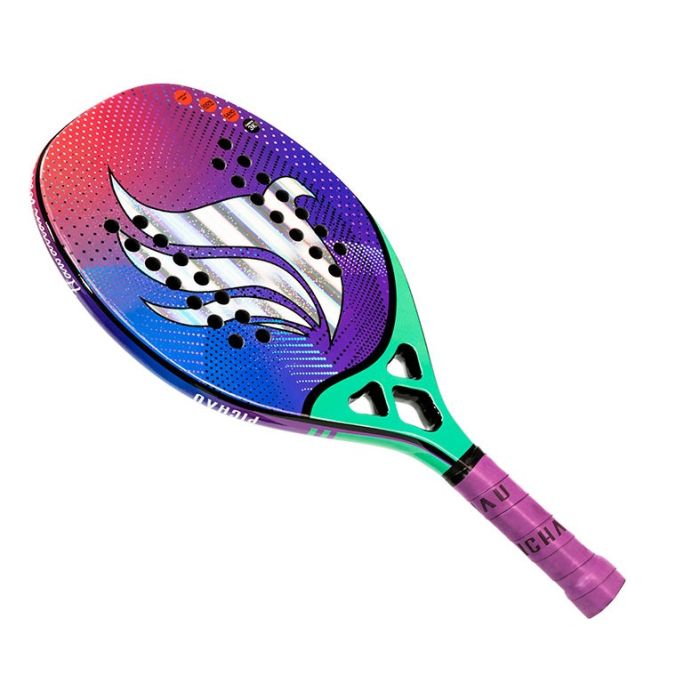 Raquete De Beach Tennis Pichau Hawaiian Waves Face 3k Carbon, PES-RKT-HW