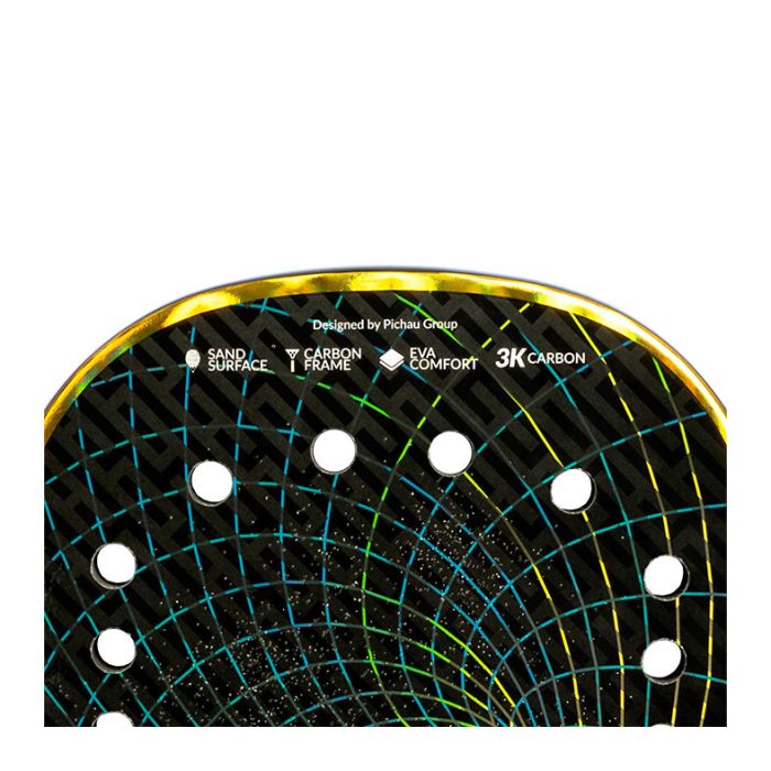 Raquete de Beach Tennis Pichau Malibu 3K Carbon, PES-RKT-MLB