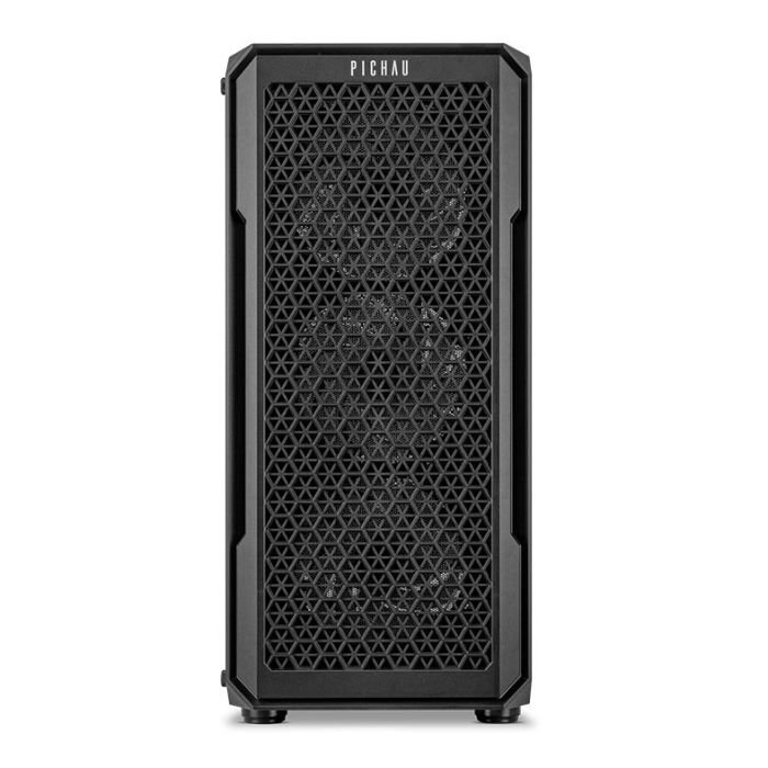 Gabinete Gamer Pichau Apus Black, Mid-Tower, Lateral de Vidro Temperado, Com 3 Fans, Preto, PG-APS-BLK01