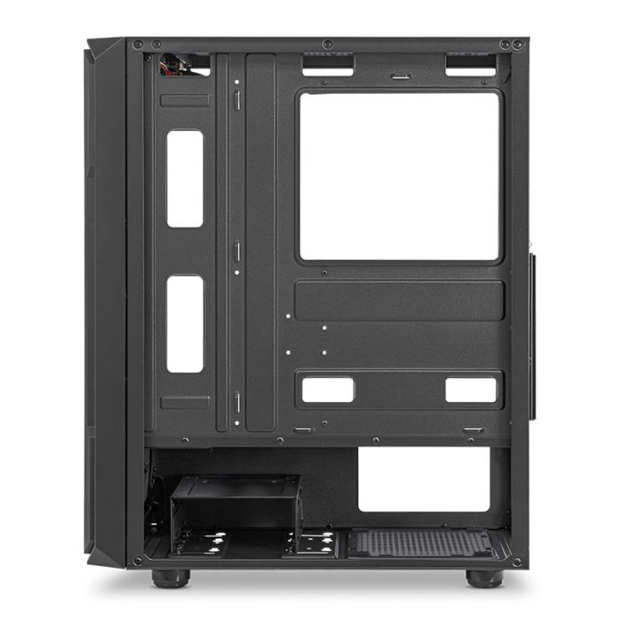 Gabinete Gamer Pichau Apus Black, Mid-Tower, Lateral de Vidro Temperado, Com 3 Fans, Preto, PG-APS-BLK01