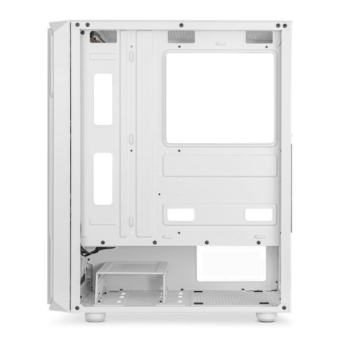 Gabinete Gamer Pichau Apus White, Mid-Tower, Lateral de Vidro Temperado, Com 3 Fans, Branco, PG-APS-WHT01