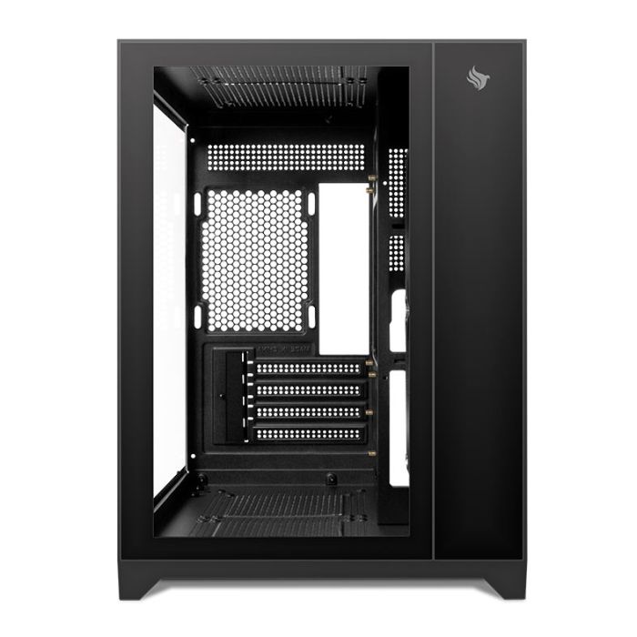 Gabinete Gamer Pichau Atom X, Mini-Tower, Lateral de Vidro, Com 2 Fans, Preto, PG-ATOMX-BK