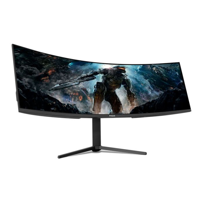 Monitor Gamer Pichau Cepheus S49, 49 Pol, VA, Curvo, DQHD, 1ms, 144Hz, FreeSync, HDMI/DP, PG-CFS49-BL01