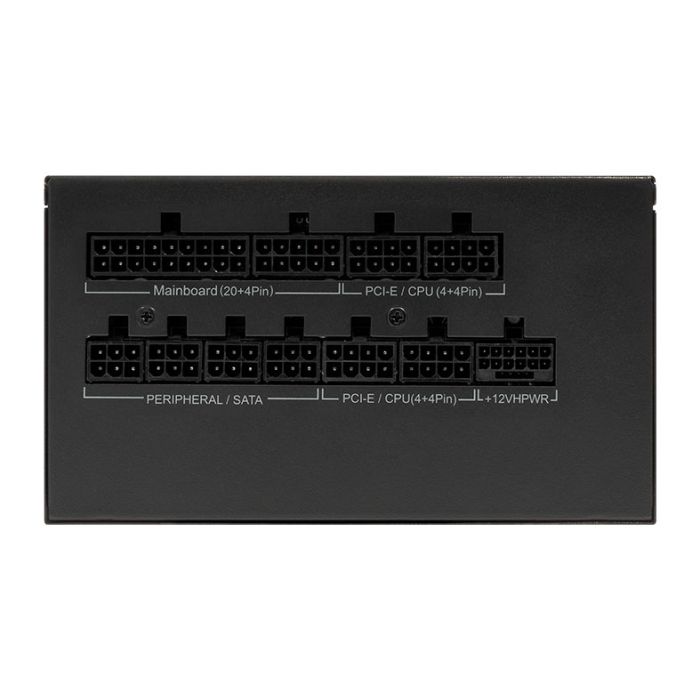 Fonte Pichau Cluster, 750W, PCIe 5.0, Full Modular, Cybenetics Gold, Preto, PG-CL750-BK01