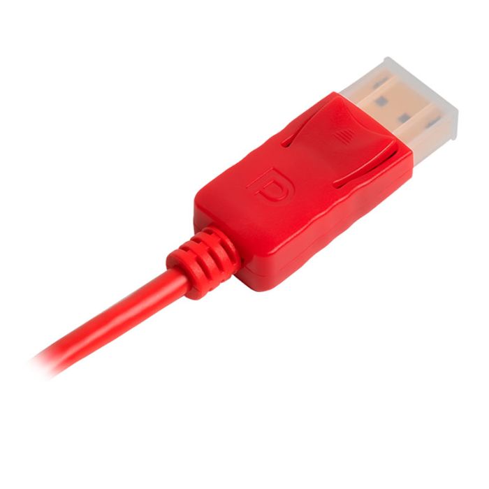 Cabo Displayport Pichau, 1.5m, Vermelho, PG-DPC-RD01
