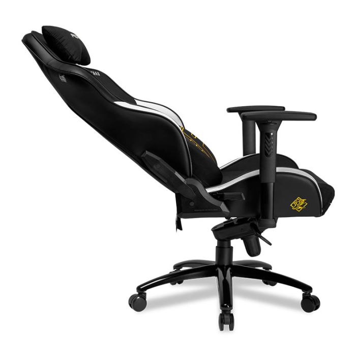 Cadeira Gamer Pichau Omega S Freefire Kelly, Espuma Moldada, Braco 3D, Preto e Branco, PG-FF-KELLY