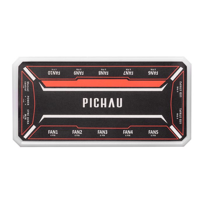 Controladora Pichau Feather X6, ARGB, 10 Portas, PG-FTX6-BK01