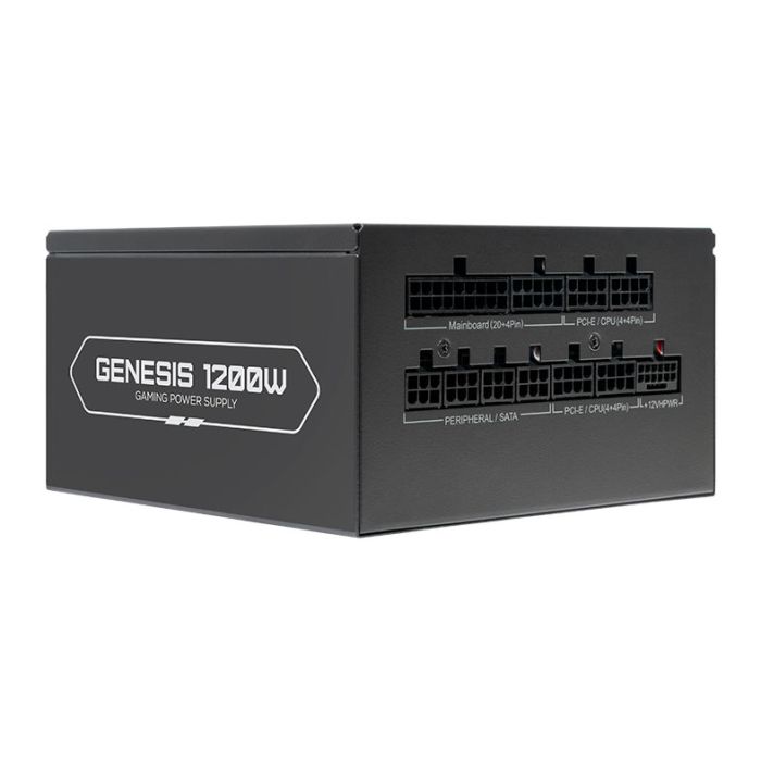 Fonte Pichau Genesis, 1200W, PCIe 5.0, Full Modular, Cybenetics Platinum, Preto, PG-G1200-BK01