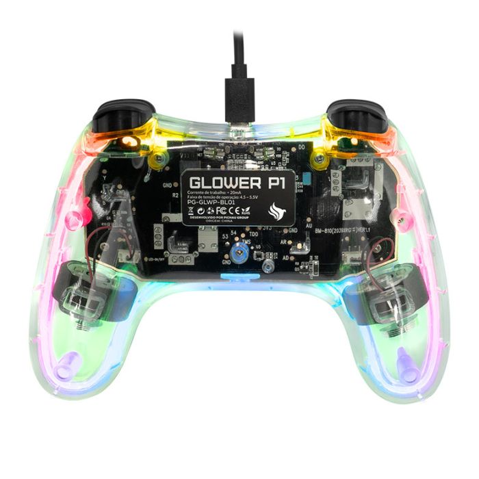 Controle Pichau Glower P1, PC/Switch/PS3/Android, Preto, PG-GLWP-BL01