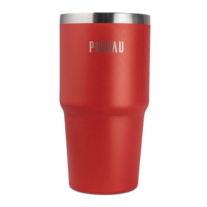 Copo Termico Pichau HR120, 600ml, Com Canudo, Vermelho, PG-HR120-RD01