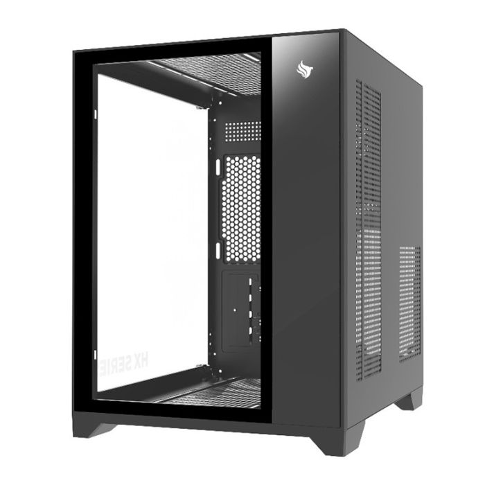 Gabinete Gamer Pichau HX110, Mini-Tower, Lateral de Vidro, Com 2 Fans, Preto, PG-HX110-BK