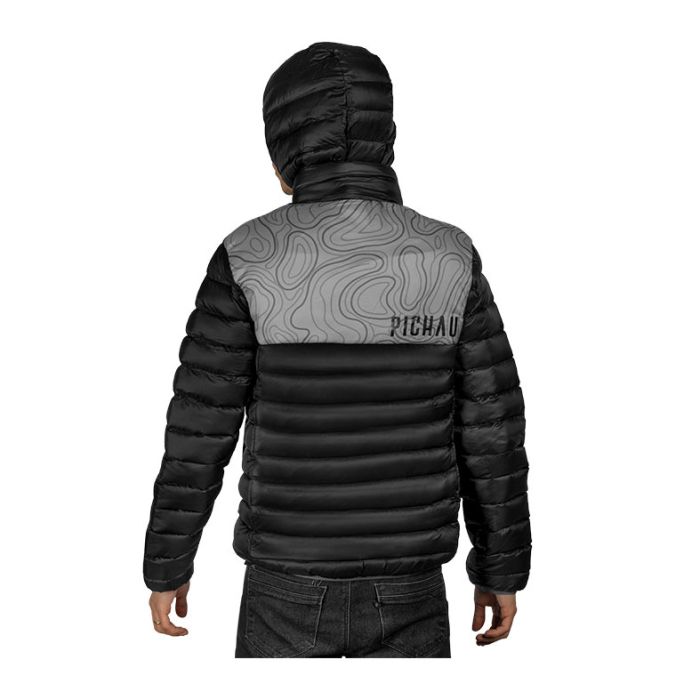 Jaqueta Puffer Pichau M, Cinza, PG-JPF-MGREY