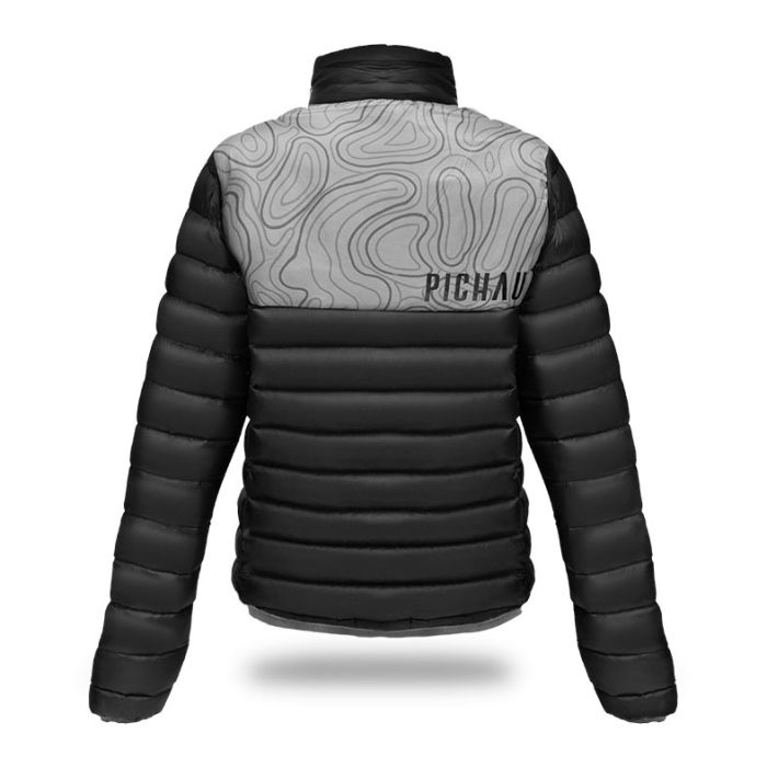 Jaqueta Puffer Pichau M, Cinza, PG-JPF-MGREY