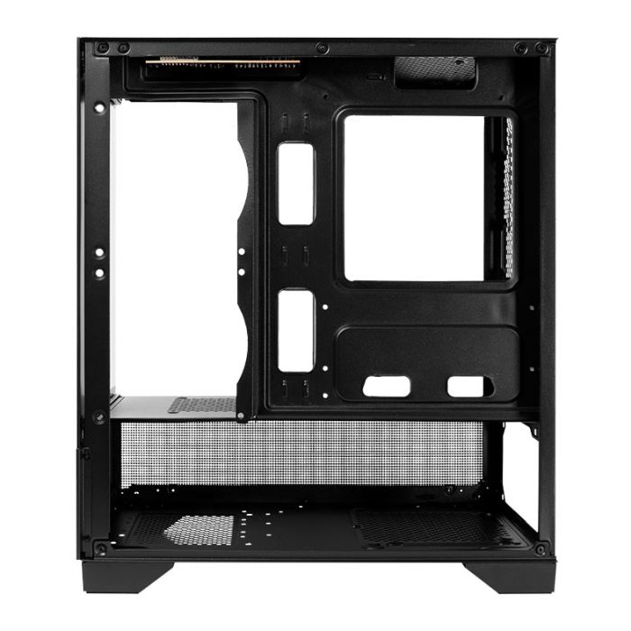 Gabinete Gamer Pichau Magpie 4B, Mini-Tower, Lateral de Vidro, Preto, PG-MAG4B-BK