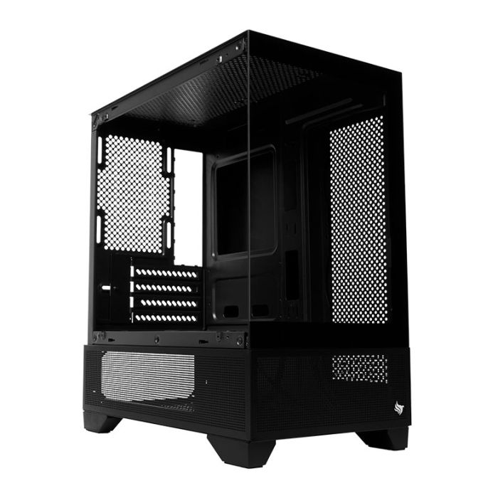 Gabinete Gamer Pichau Magpie 4B, Mini-Tower, Lateral de Vidro, Preto, PG-MAG4B-BK