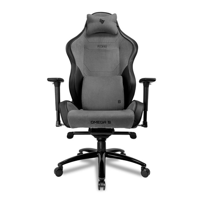 Cadeira Gamer Pichau Omega S, Espuma Moldada, Braco 3D, Preta e Cinza, PG-OMGS-BG01