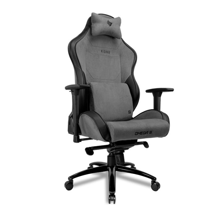 Cadeira Gamer Pichau Omega S, Espuma Moldada, Braco 3D, Preta e Cinza, PG-OMGS-BG01