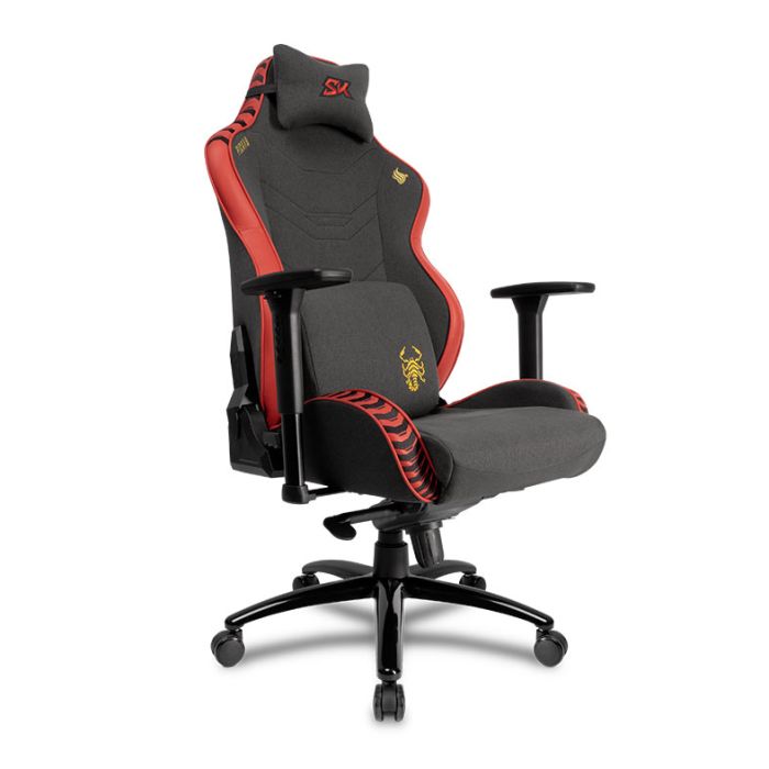 Cadeira Gamer Pichau Omega S Skorpion, Espuma Moldada, Preto e Vermelho, PG-OMGS-SKRP