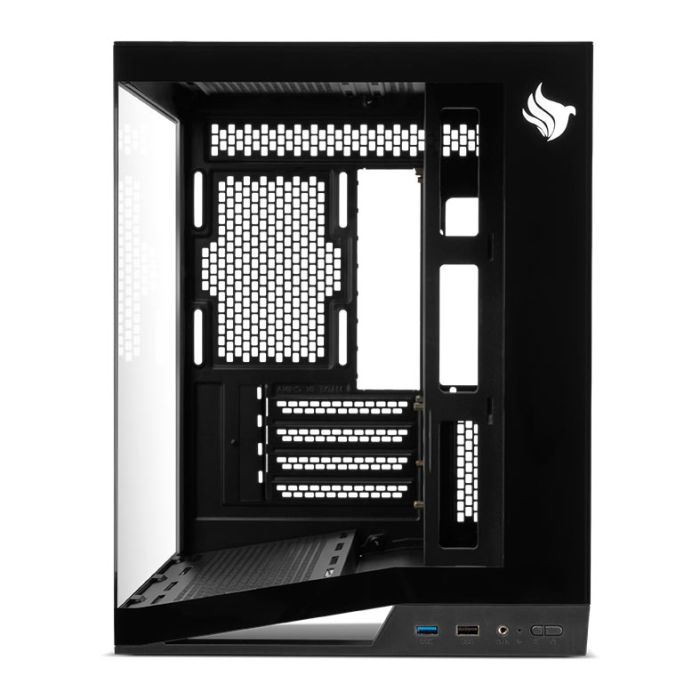 Gabinete Gamer Pichau Osiris, Mini-Tower, Lateral de Vidro, Preto, PG-OSI-BK