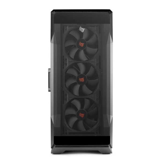 Gabinete Gamer Pichau Pouter 3 Lateral De Vidro Preto, PG-P03-BK