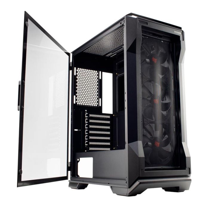 Gabinete Gamer Pichau Pouter 3 Lateral De Vidro Preto, PG-P03-BK