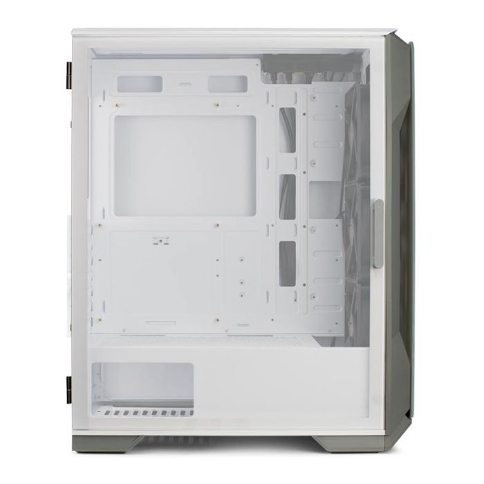 Gabinete Gamer Pichau Pouter 3 Lateral De Vidro Branco, PG-P03-WT