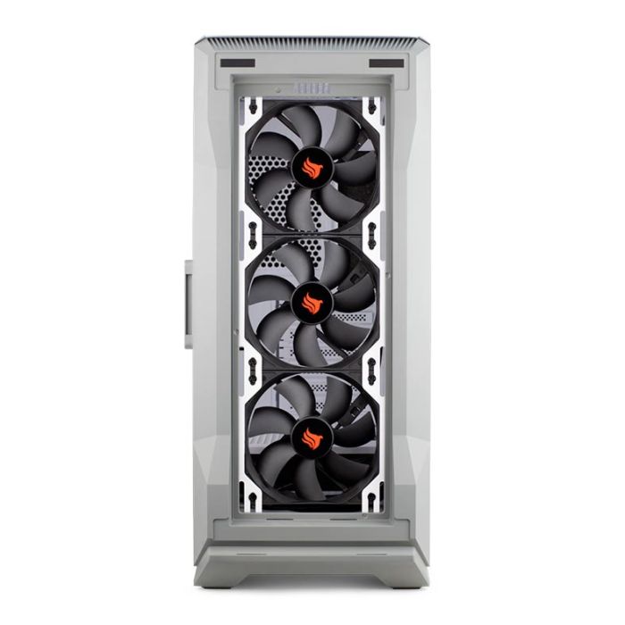 Gabinete Gamer Pichau Pouter 3 Lateral De Vidro Branco, PG-P03-WT