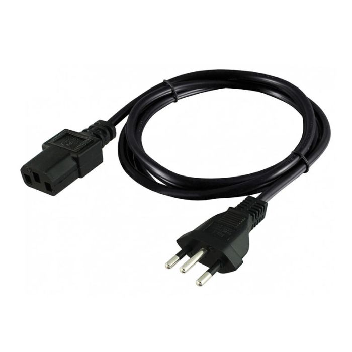 Cabo de Forca Pichau, 1.5m, 3 Pinos, Preto, PG-PWC-BL01