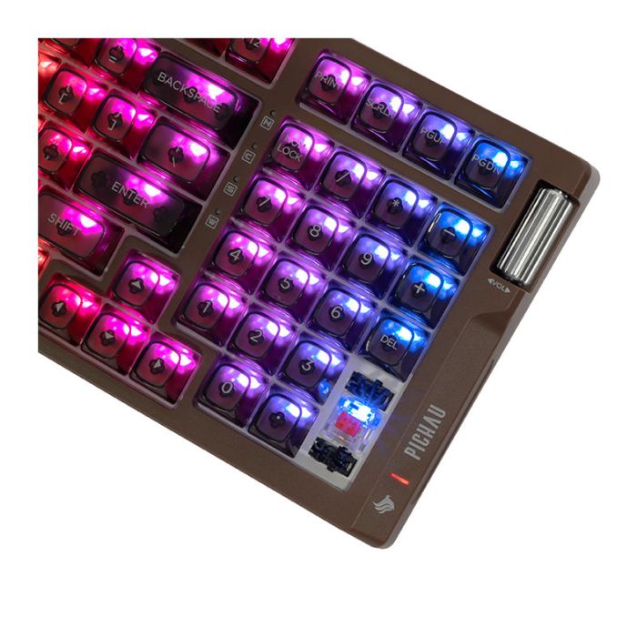 Teclado Mecanico Gamer Pichau Sonne, RGB, Switch Vermelho, Marrom, PG-SNM-RGB01