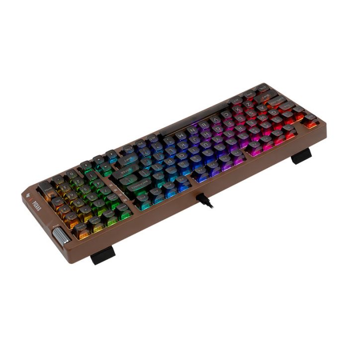 Teclado Mecanico Gamer Pichau Sonne, RGB, Switch Vermelho, Marrom, PG-SNM-RGB01