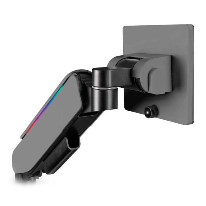 Suporte Articulado Para Monitor Pichau Serpens, 17 Pol a 49 Pol, RGB, Preto e Cinza, PG-SRPGR-RGB01