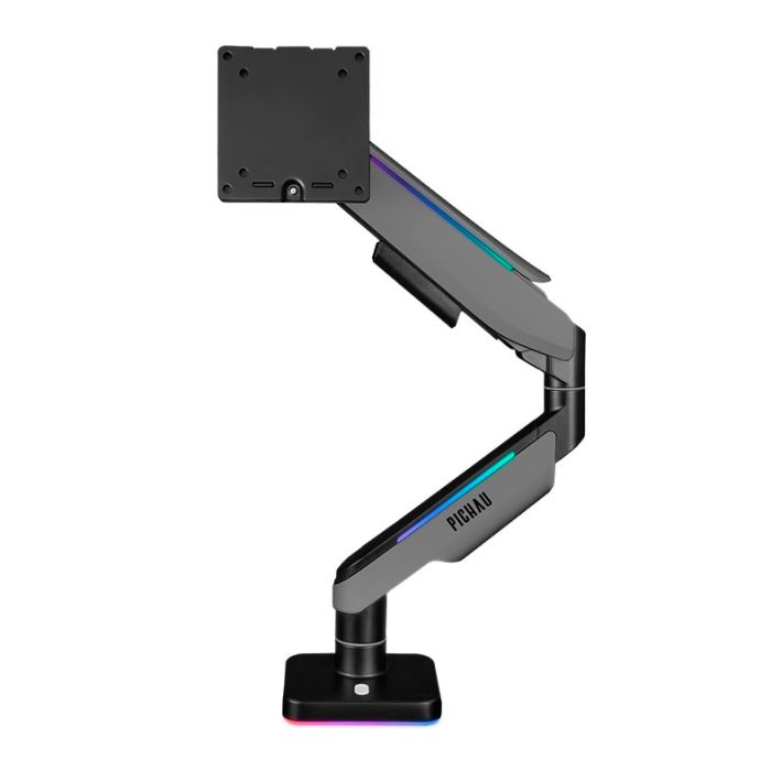 Suporte Articulado Para Monitor Pichau Serpens, 17 Pol a 49 Pol, RGB, Preto e Cinza, PG-SRPGR-RGB01