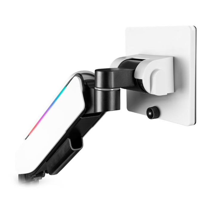 Suporte Articulado Com Pistao a Gas Para Monitor Pichau Serpens, 17 Pol. a 49 Pol., RGB, Preto, PG-SRPNS-RGB01