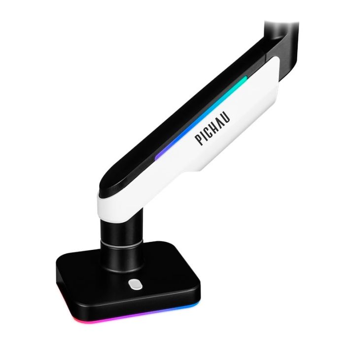 Suporte Articulado Com Pistao a Gas Para Monitor Pichau Serpens, 17 Pol. a 49 Pol., RGB, Preto, PG-SRPNS-RGB01