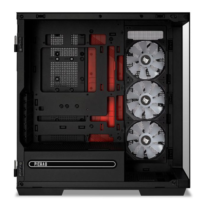 Gabinete Gamer Pichau Voyager One, ARGB, Full-Tower, Lateral de Vidro, Com 3 Fans, Preto, PG-VY1-BK-3F